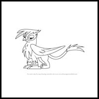 how to draw gilda from my little pony - friendship is magic