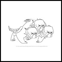 how to draw cerberus from my little pony - friendship is magic