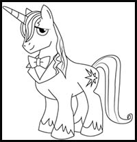 how to draw prince blueblood from my little pony: friendship is magic