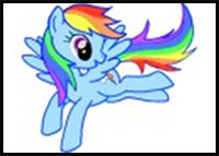 how to draw my little pony