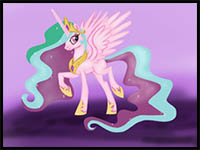how to draw princess celestia from my little pony: friendship is magic