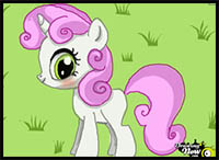 how to draw sweetie belle from my little pony - friendship is magic