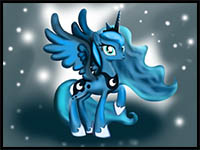how to draw princess luna from my little pony: friendship is magic