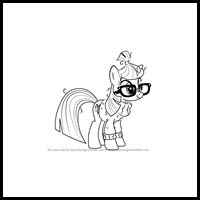 how to draw moon dancer from my little pony - friendship is magic