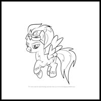 how to draw misty fly from my little pony - friendship is magic