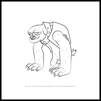 how to draw diamond dogs fido from my little pony - friendship is magic