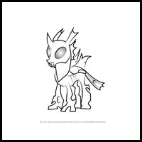 how to draw thorax mature from my little pony - friendship is magic