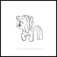 how to draw night glider from my little pony - friendship is magic