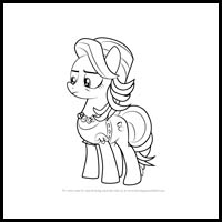 how to draw spoiled rich from my little pony - friendship is magic