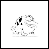 how to draw smiley from PAW Patrol