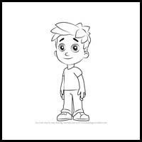 how to draw alex porter from paw patrol