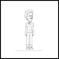 how to draw francois turbot from paw patrol