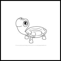 how to draw the turtles from paw patrol