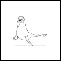 how to draw wally from paw patrol