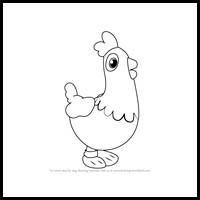 how to draw chickaletta from paw patrol