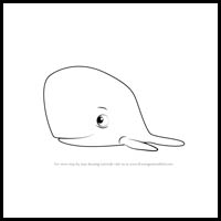 how to draw mother whale from PAW Patrol