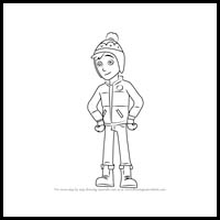 how to draw jake from PAW patrol