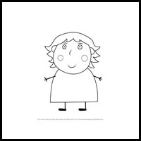 how to draw mummy mckenzie from pegga pig