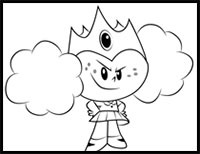 How to Draw Princess Morbucks from The Powerpuff Girls
