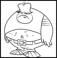 How to Draw Big Billy from The Powerpuff Girls