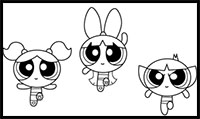 How to Draw Powerpuff Girls