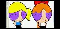How to Draw Powerpuff Girls on the Computer