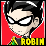 How to Draw Robin from Teen Titans