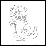 How to Draw Reptar from Rugrats