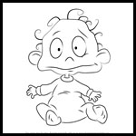 How to Draw Dil Pickles from Rugrats