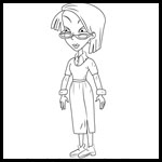 How to Draw Kira Finster from Rugrats