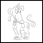 How to Draw Spike from Rugrats