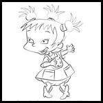 How to Draw Kimi Finster from Rugrats