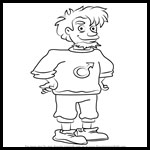 How to Draw Frederick from Rugrats