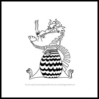 How to Draw Dragon from Skunk Fu!