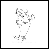 How to Draw Pig from Skunk Fu!
