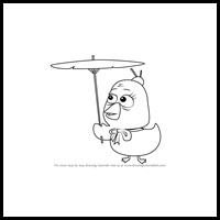 How to Draw Ms. Duck from Skunk Fu!