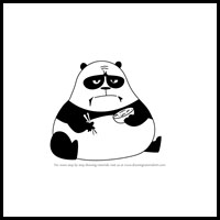 How to Draw Panda from Skunk Fu!