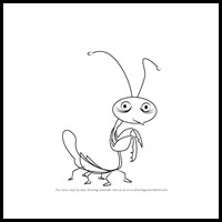 How to Draw Mantis from Skunk Fu!