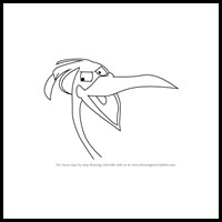 How to Draw Crane from Skunk Fu!