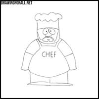 How to Draw Chef from South Park