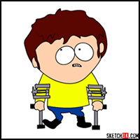 How to Draw Jimmy Valmer from South Park