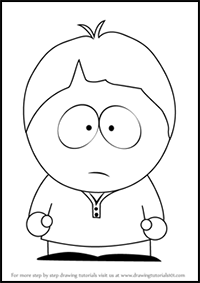 How to Draw Bradley Biggle from South Park