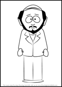 How to Draw Gerald Broflovski from South Park