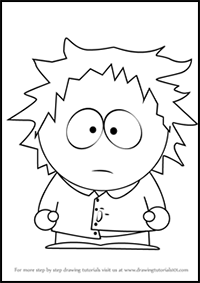 How to Draw Tweek Tweak from South Park