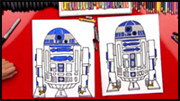 How to Draw R2-D2