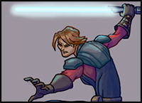How to Draw Anakin Skywalker from Star Wars The Clone Wars