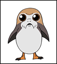 How to Draw Star Wars | Porg