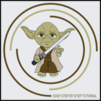 How to Draw Yoda from Star Wars
