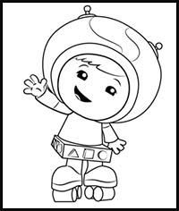 How to Draw Geo from Team Umizoomi