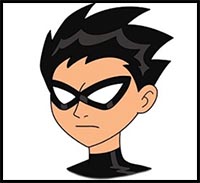 How to Draw Robin (Teen Titans)